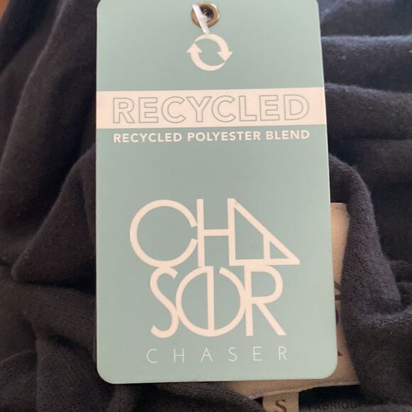 Chaser Long Sleeve Black Hoodie Dress Sz Small NWT - Picture 5 of 9